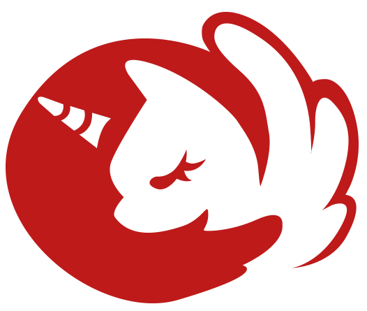 BronyCan logo with red alicorn